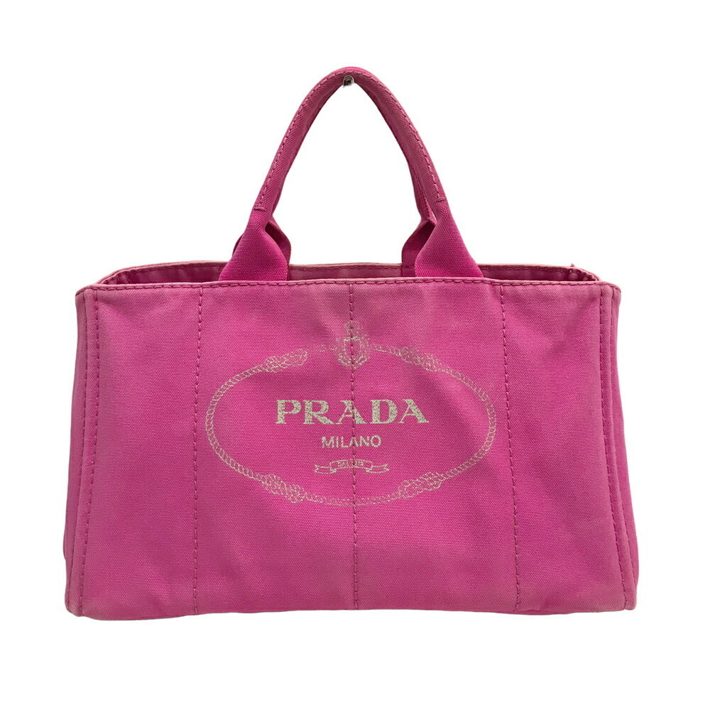 Prada Canapa Large Pink Handbag